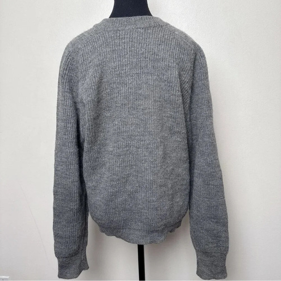 Hudson’s Bay Company Vintage Womens 44 England  Chunky Sweater In Grey - Picture 2 of 14